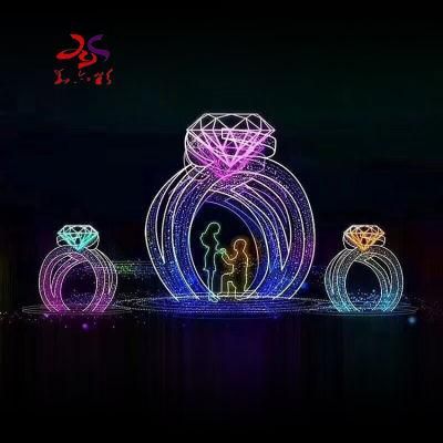 Outdoor 3D Structure LED Lamp Christmas Lights Decoration