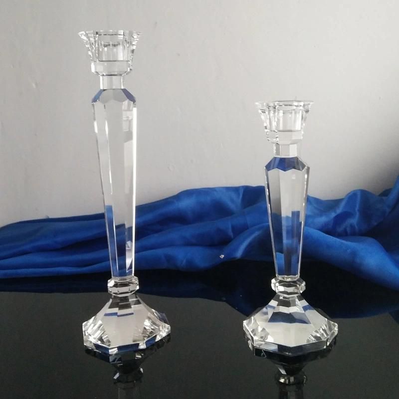 Transparent Cheap Tealight Crystal Candleholder for Decoration