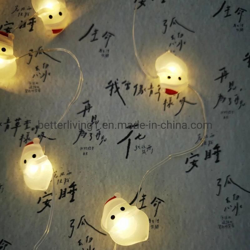 Home Decor 2AA Battery Operated 2m 20 LEDs Copper Wire Firefly String Lights with Christmas Decorations