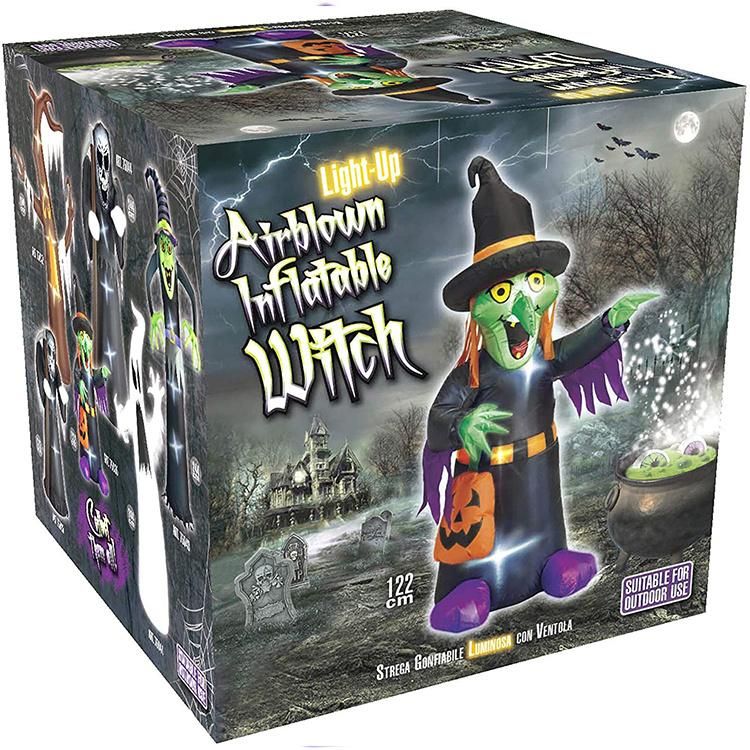 Halloween Witch Halloween Inflatable Outdoor Halloween Decorations Outdoor