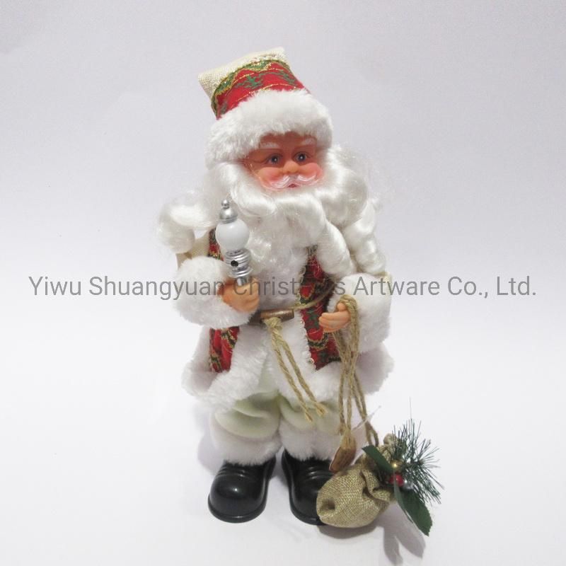 Christmas Electric Santa Claus with Light Bell Music