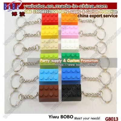School Supply Office Supply Promotional Items Printing Keychain Lego Blocks Key Holder (G8013)