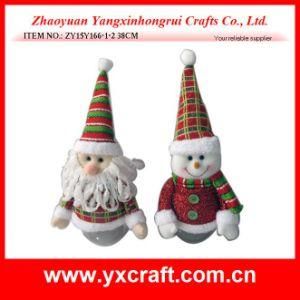 Christmas Decoration (ZY15Y166-1-2) Plastic Christmas Chocolate Promotion Jar