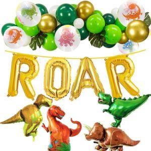 Wild One Birthday Balloons Jungle Dinosaur Party Decoration