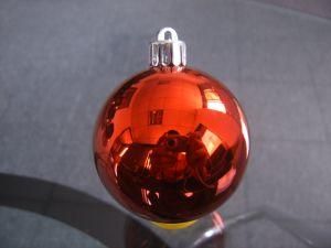 6cm Hot Sale Plastic Seamless Christmas Ball Decoration/Toy Gift Ball