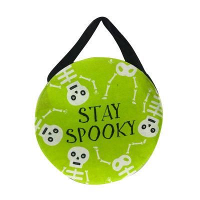 Wholesale Custom Halloween Gift Decorations Handmade Felt Skeleton Pumpkin Spider Bag