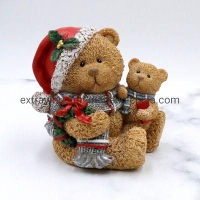 Money Box Resin Teddy Bear Piggy Bank Cute Christmas Gift