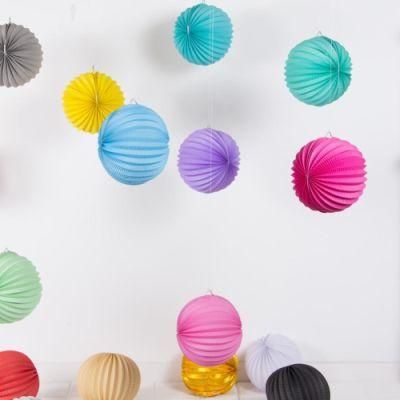 Wedding Decoration Accordion Paper Ball Lanterns for Party