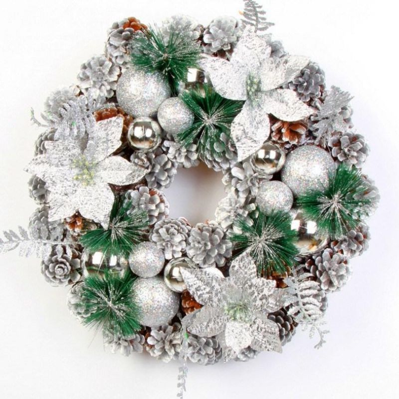 2020 New Design Christmas Wreath Garland for Christmas Hanging Ornaments