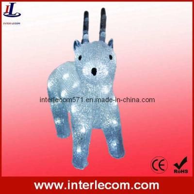 Acrylic Christmas Decoration Light with LED