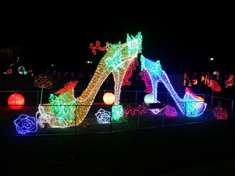 17 Years Experience Factory 3D Structure Outdoor Motif Lighting