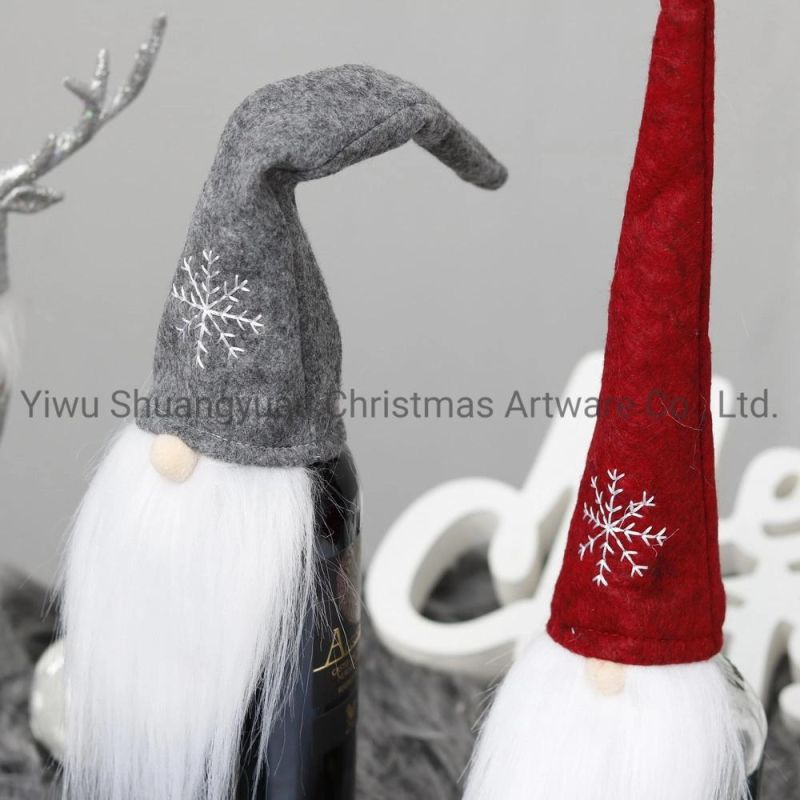 Stock New Design High Sales Christmas Plush Old Man for Holiday Wedding Party Decoration Supplies Hook Ornament Craft Gifts