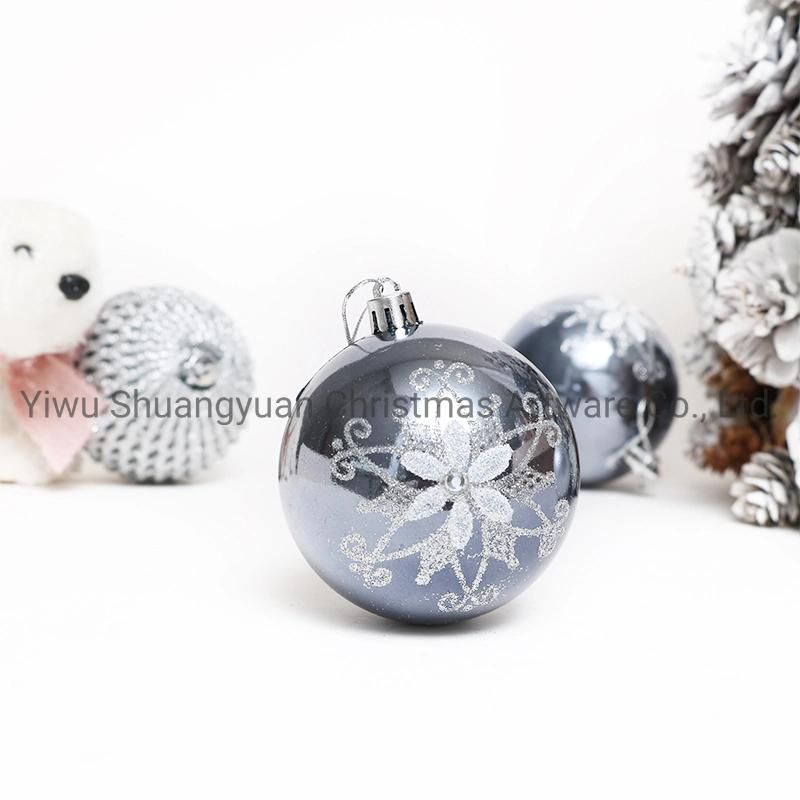 2020 New Design High Sales Christmas Shiny Painted Ball for Holiday Wedding Party Decoration Supplies Hook Ornament Craft Gifts