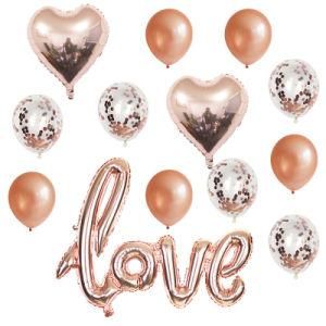 Heart-Shaped Aluminum Foil Balloons Wedding Birthday Party Decorations Gifts