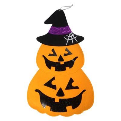 Felt Halloween Party Occasion Hanging Artificial Pumpkin Halloween Decoration