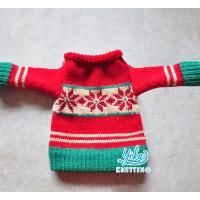 Knitting Christmas Wine Bottle Jumper Dinner Table Christmas Party Decoration