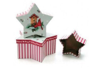 Christmas Day Paper Gift Box with Lovely Style