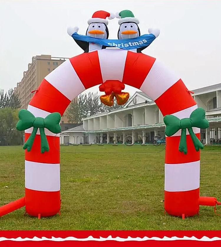 Outdoor Inflatable Santa Arch for Sale, Advertising Inflatable Santa Arch