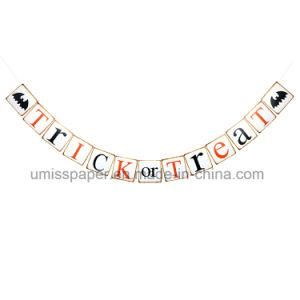 Umiss Paper Bunting Banner for Halloween Party Decorations Party Supplier