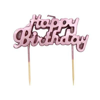 Irthday Party Cake Candle Conjoined English Baking Decoration Alphabet Candle