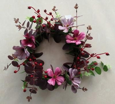 Artificial Flowers Wreath, Used for Wedding/Home Decoration, Can Be Customized