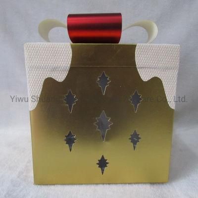 Christmas Paper Gift Box for Holiday Wedding Party Decoration Supplies Hook Ornament Craft Gifts