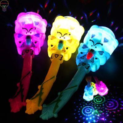 Colorful LED Magic Wand Stars Flashing Magic Stick for Kids