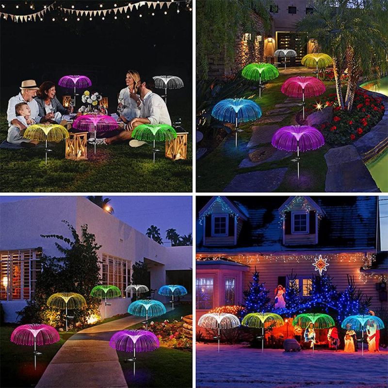 Cheap Price Wholesale 80cm Nice Quality Christmas Outdoor Yard Decorative Solar Fiber Light