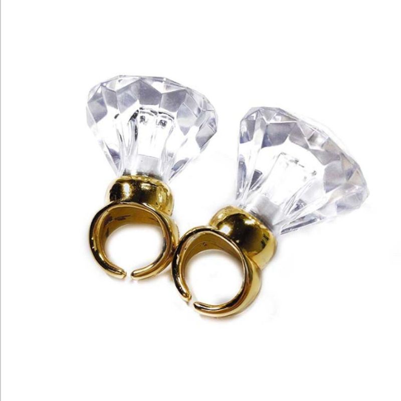 Party Supply Diamond Shape Flashing LED Finger Ring