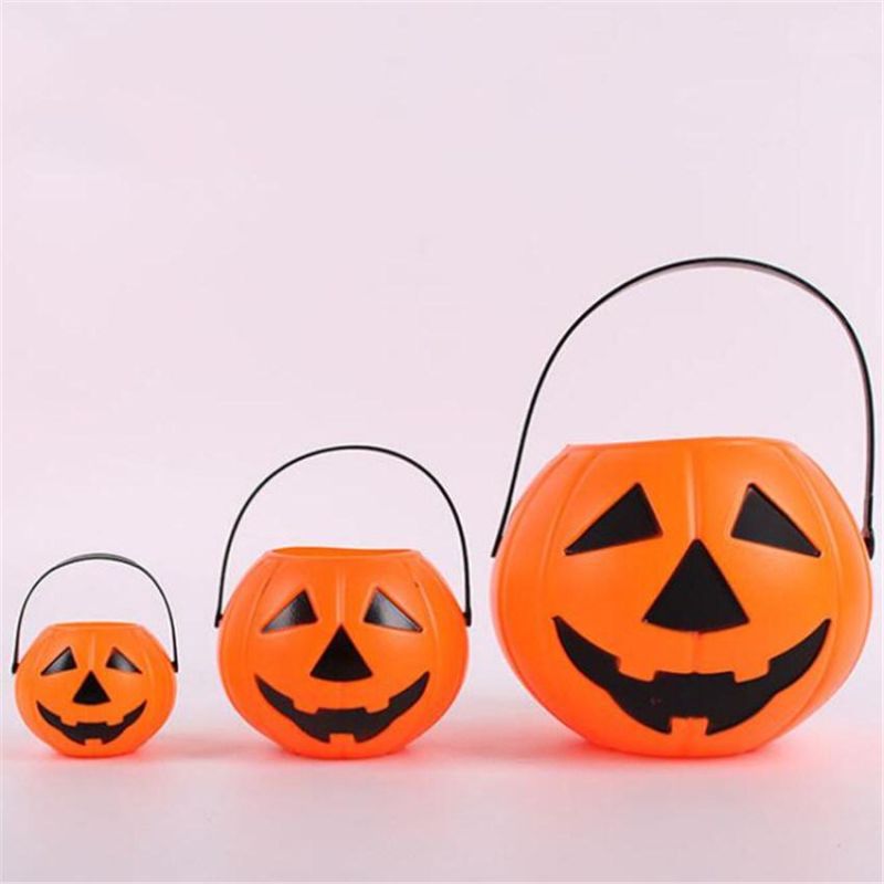 Halloween Decoration Pumpkin Bucket Treat Pails