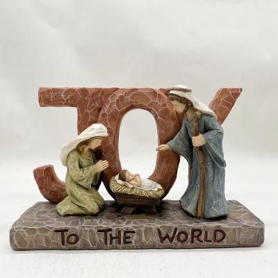 Nativity Table Top Decoration Joy to The World