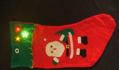 Wholesale New Design LED Christmas Stocking Christmas Decorations