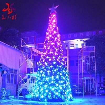 Outdoor Huge LED RGB Lighted Program Christmas Tree