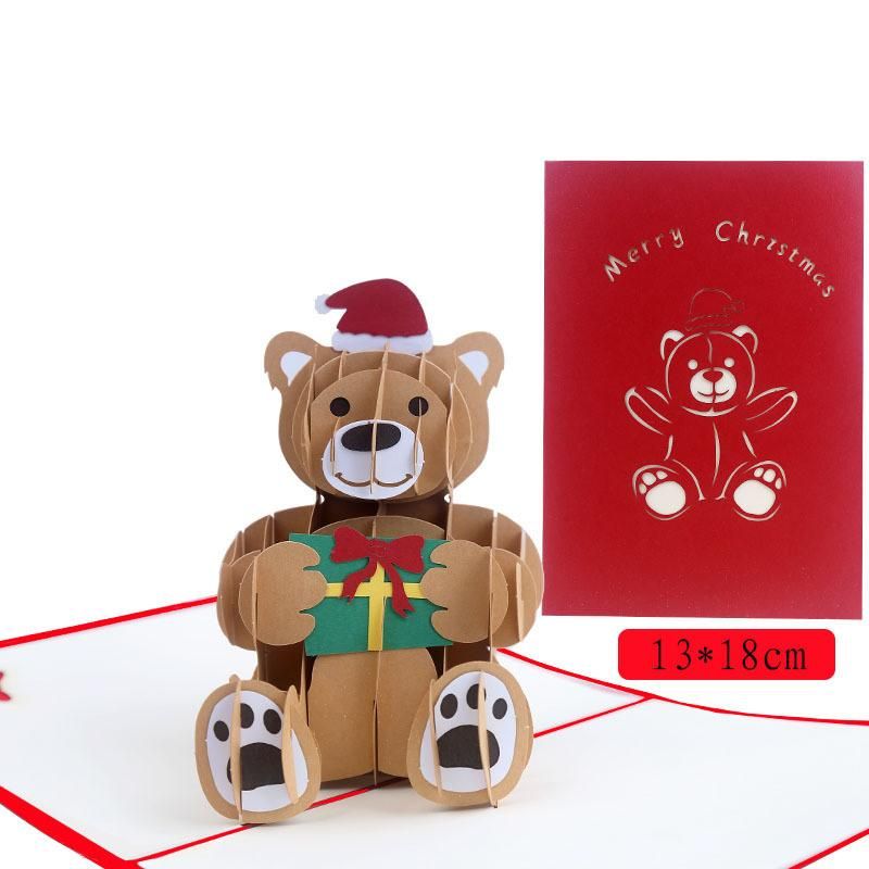 3D Christmas Cards Pop up Greeting Holiday Cards Gifts for Xmas/New Year Holiday Gift Giving