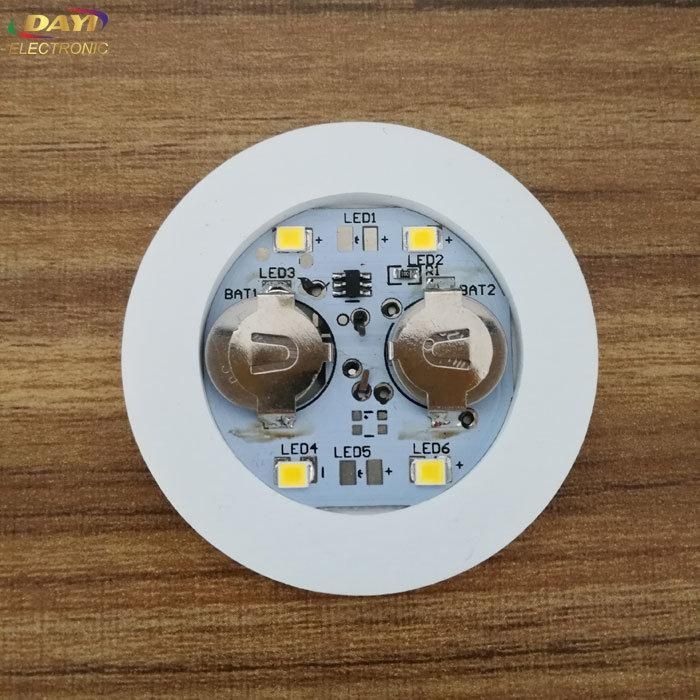 Hot Sell Party Supply Custom Light up Cup Coaster, LED Flashing Wine Bottle Sticker LED Bottle Pads