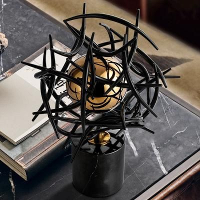 Accessories Stainless Steel Terrestrial Globe Decor Dining Table Decorations for Home Modern