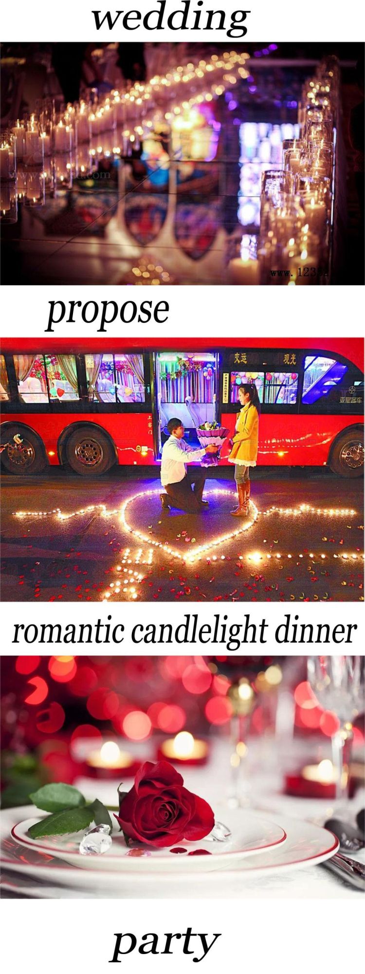 Valentines Gift Wedding Decoration LED Flickering Flameless Candle LED Candle