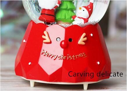 Best Sale Christmas Crystal Ball Music Box for Promotion