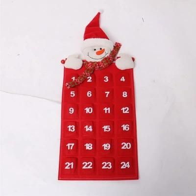 Yiwu BSCI Factory Sell Felt Material X-ray Made Hollow Christmas Meal Table Supplies