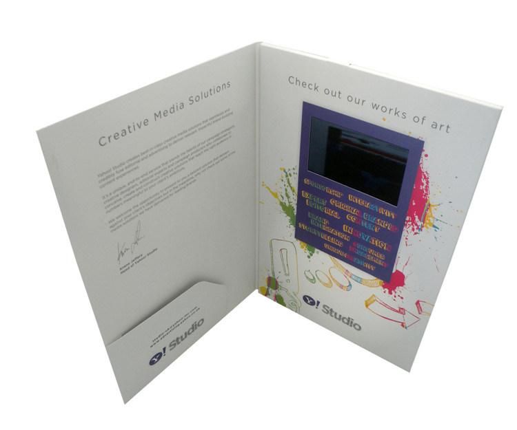 2022 Most Fashionable LCD Screen Video Wedding Invitation Card