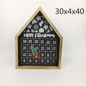 Christmas Decorations Wooden Decoration Luminous Calendar Decoration Gifts