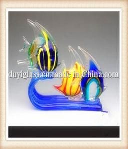 Animal Multicolour Fish Glass Craft for Decoration