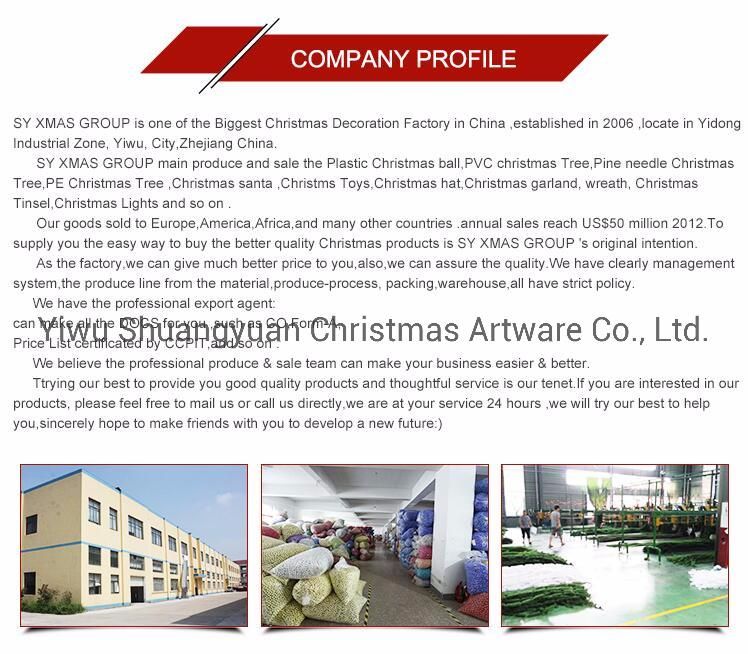 Yiwu Shuangyuan Christmas Factory Direct Sale40cm Pine Needle-Wreath