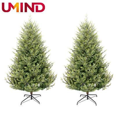 Yh2009 Custom Size Green Artificial Christmas Tree for Christmas Decoration 2021 New Design 240cm Artificial Christmas Tree for Mall Decoration