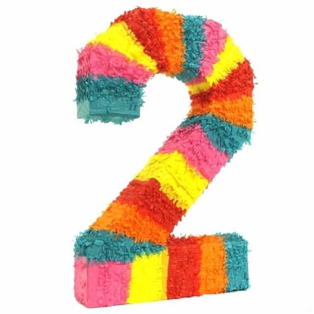 Cheap Price Number Pinata Wedding and Birthday Decoration Costume Artificial Crafts Number Pinata