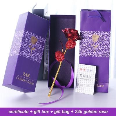Amazon Hot Sale 24K Golden Rose 2022 Valentines Day Boxes Gifts for Women
