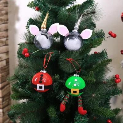 Creative Christmas Decoration DIY Transparent Ball Unicorn Christmas Elf Cartoon Christmas Decoration Ball