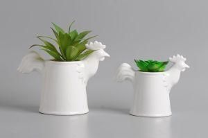 Fashion Ceramic Animal Decoration with Plant