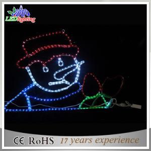 2017 Holiday LED Christmas Decoration Snowman 2D Motif Light