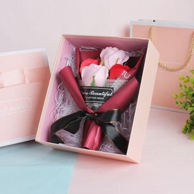 Wholesale Popular Gifts for Valentine&prime;s Day, Mother&prime;s Day, Christmas, Anniversary, Wedding Soap Rose Flower